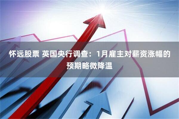 怀远股票 英国央行调查：1月雇主对薪资涨幅的预期略微降温